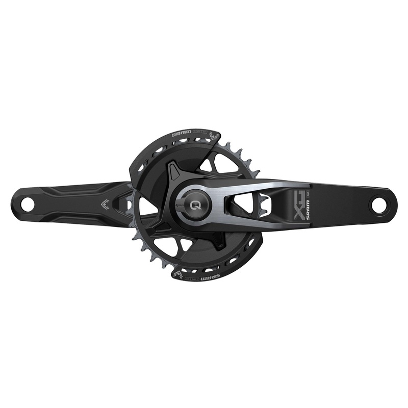 SRAM X0 Eagle Spindle Q174 55mm Chainline Dub Mtb Wide Crankset Powermeter With Bash Guards