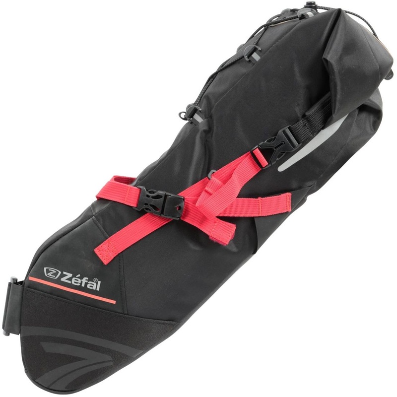 Zefal Z Adventure Saddle Bag|Black/Red|Black|11L|17L|5L