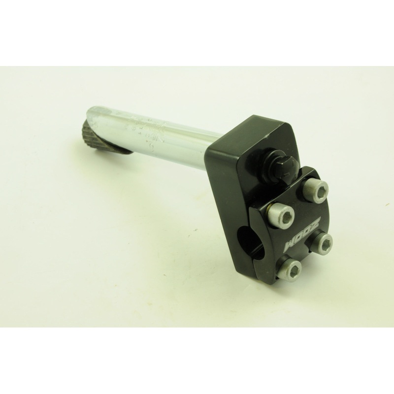 22.2mm BMX-CRUISER 4 (FOUR) BOLT HANDLEBAR STEM BLACK TOP 1 FORKS 22mm CENTRE