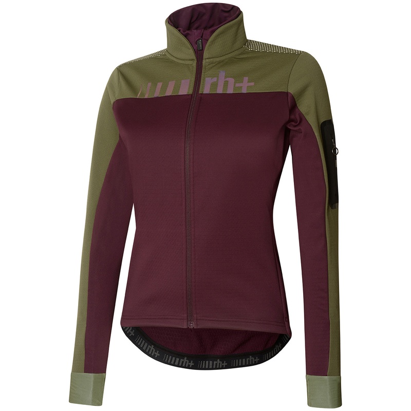 Giacca donna Rh+ Logo Thermo – Bordeaux verde