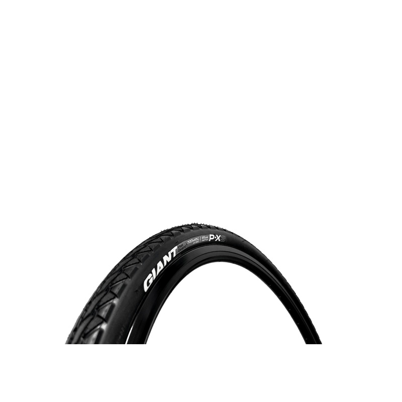 700 x 45c (622 – 47) Giant P-X3 Puncture Resistant Hybrid Bike Black Tyres