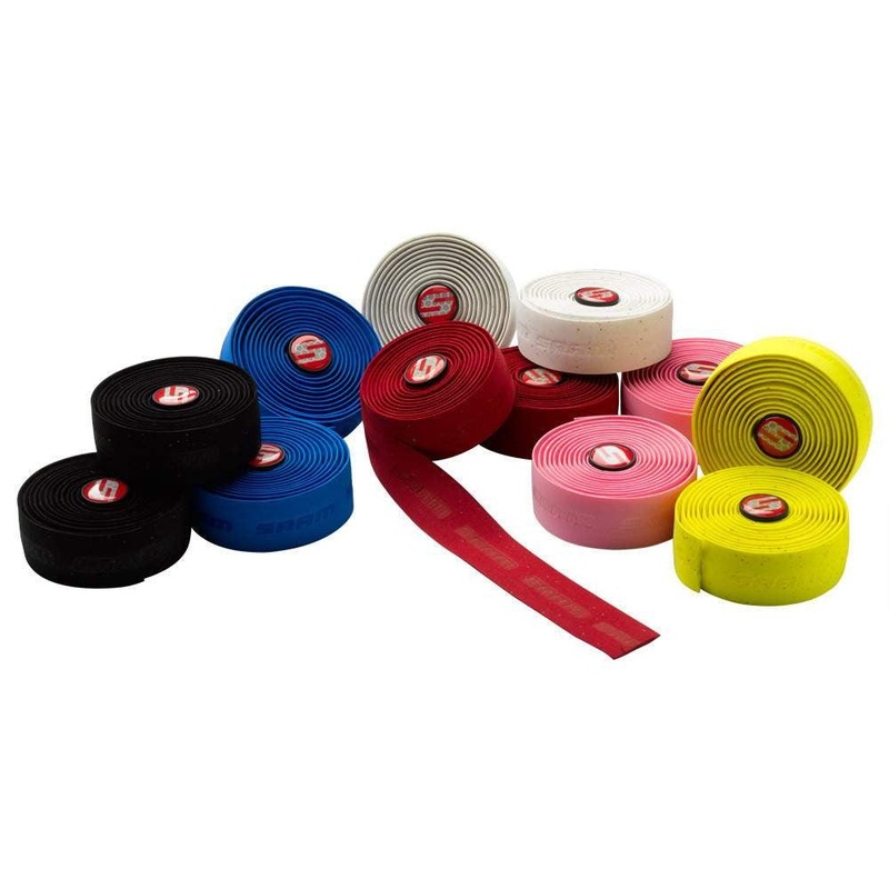 SRAM Cork Bar Tape|Black|White|Blue|Yellow|Red|Pink