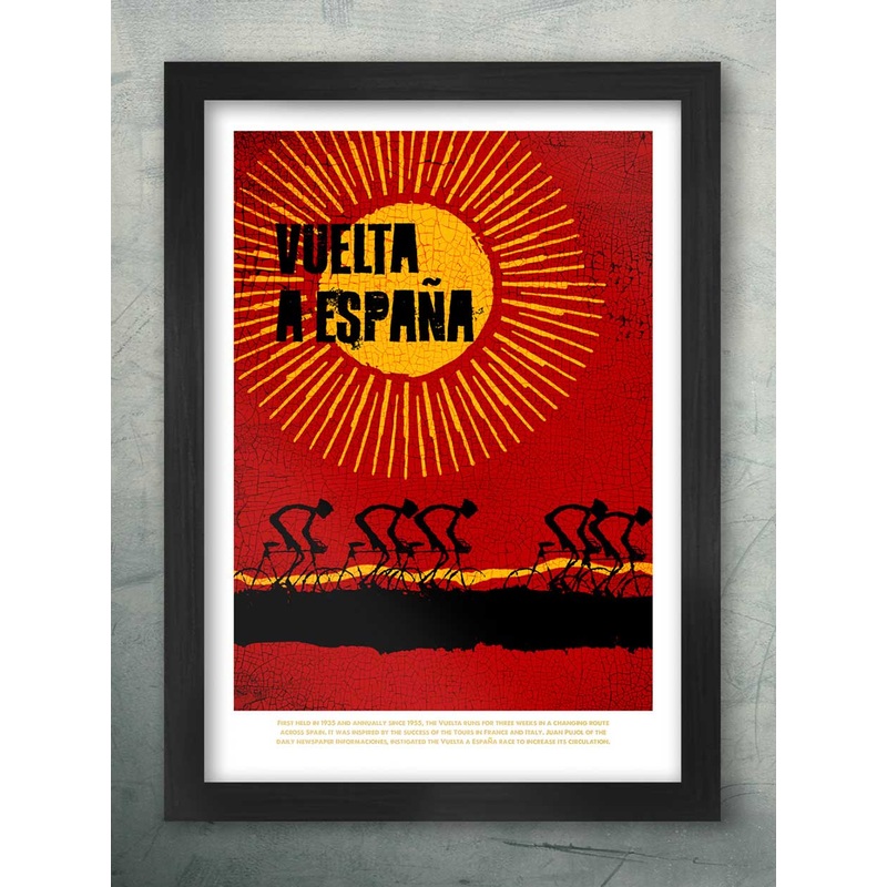 Vuelta Red – Cycling Poster print