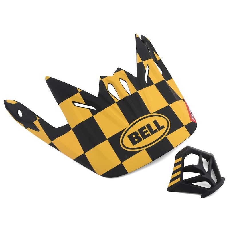 Bell Full-9 Replacement Visor Combo (Yellow/Black)
