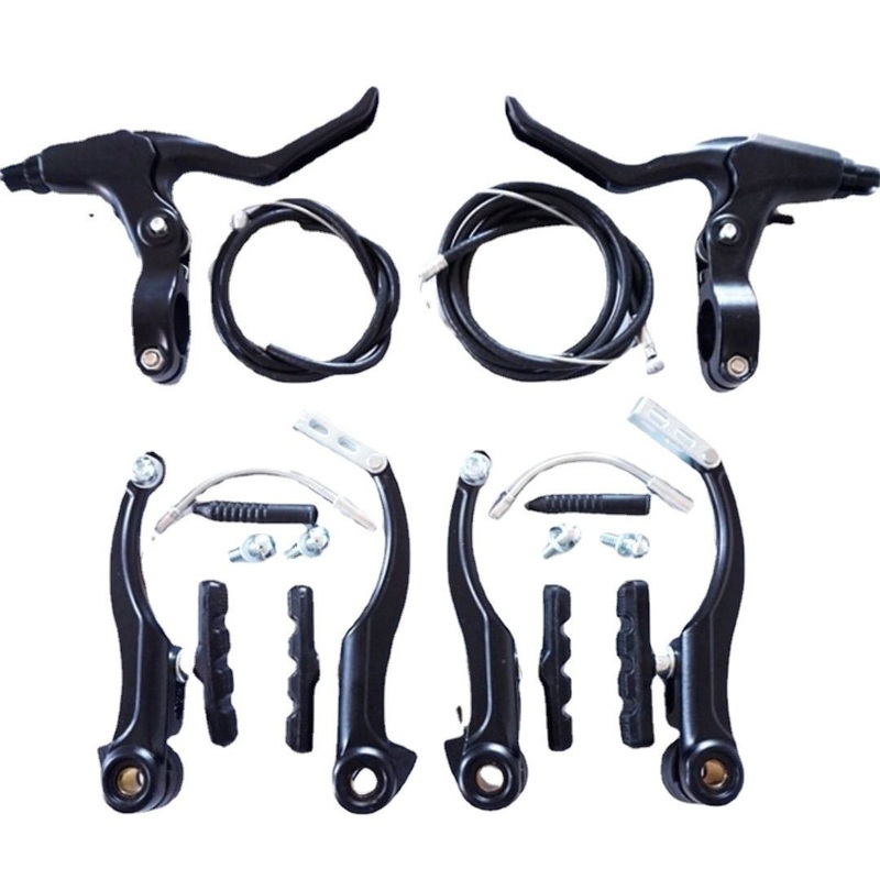 Lightweight Aluminium Mountain Bike V Brake System with Leather