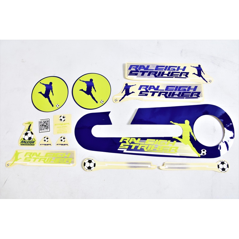 Raleigh 14 Striker Decal-Transfer Sticker Pack May Suit Other Kids Bikes WTFR98