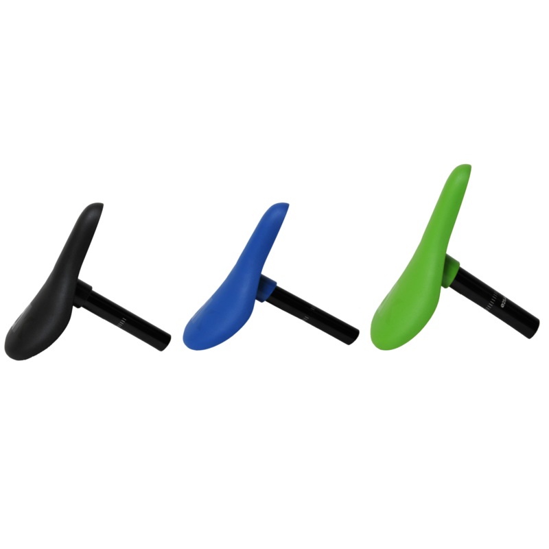 DK Conductor BMX Saddle Polycarbonate Bike Seat Fitted With 25.4mm (1) Seatpost  Choose Blue Black or Green