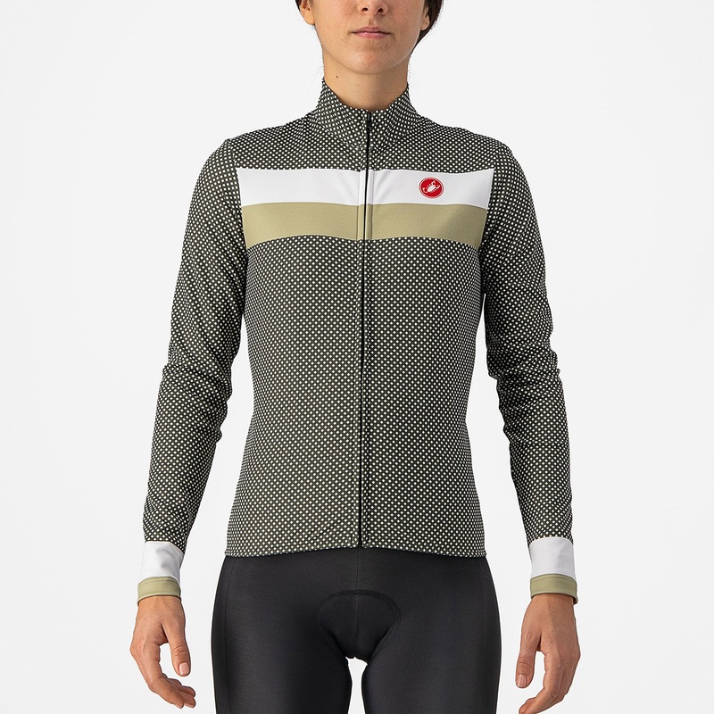 Maglia maniche lunghe donna Castelli Volare – Verde