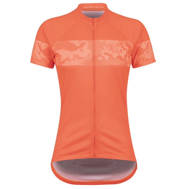 Pearl Izumi Classic Women’s Cycling Jersey (Fiery Coral Fountain)