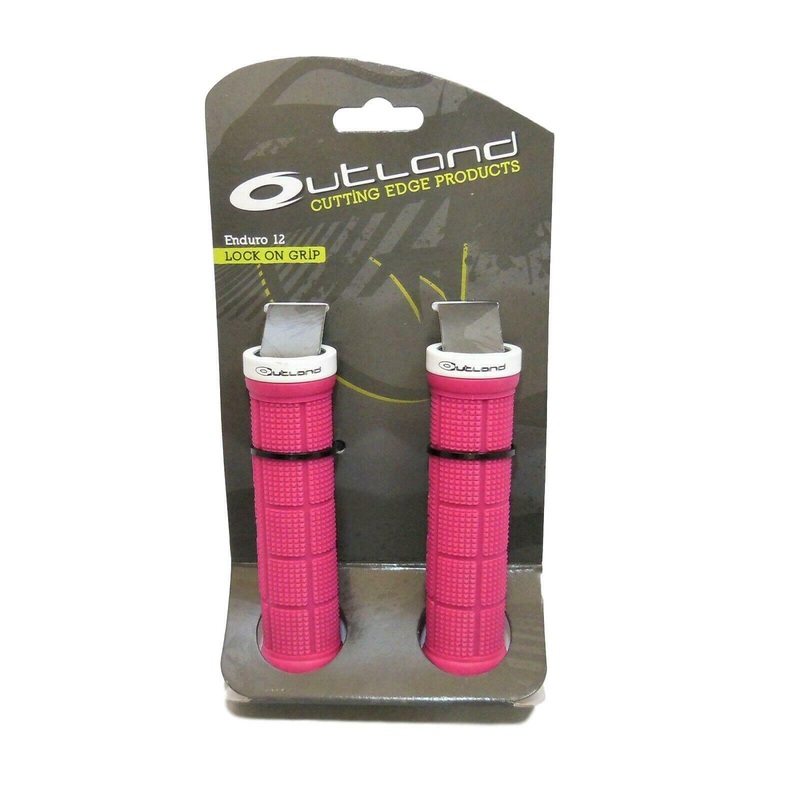 Outland Enduro 12 Lock-On Handlebar Grips – Pink