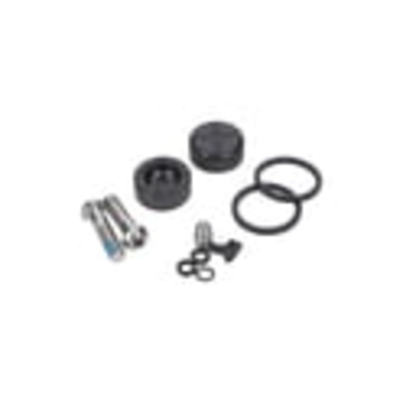 SRAM SPARE – DISC BRAKE CALIPER PISTON SERVICE KIT – (INCLUDES 2 PISTONS, 2 PISTON TITANIUM BOLTS, SEALS, BLEED SCREW & O-RINGS) – RED AXS D1
