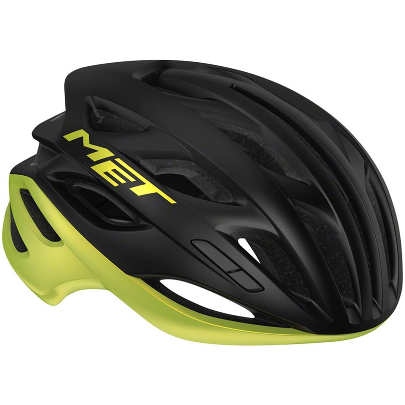 Met Estro MIPS Helmet (Gloss Black/Lime Yellow Metallic) (S)