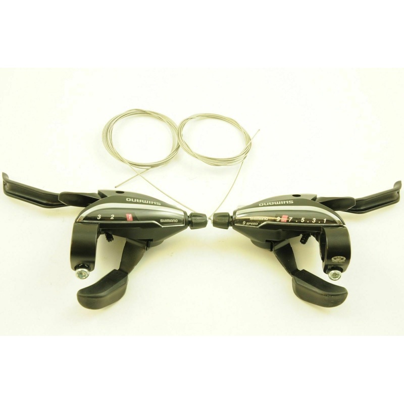 SHIMANO ST-EF65-9 EZI FIRE STI SHIFTERS 27 SPEED WITH INTEGRATED BRAKE LEVERS