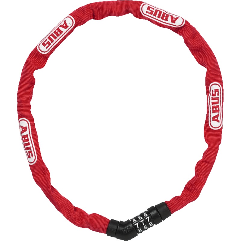 ABUS Steel O Chain 4804C Chain Lock (Red)