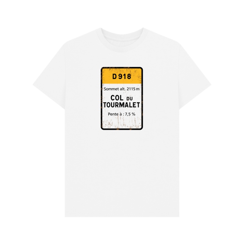 Col du Tourmalet Tee|White|XS|S|M|L|XL|2XL|3XL|4XL