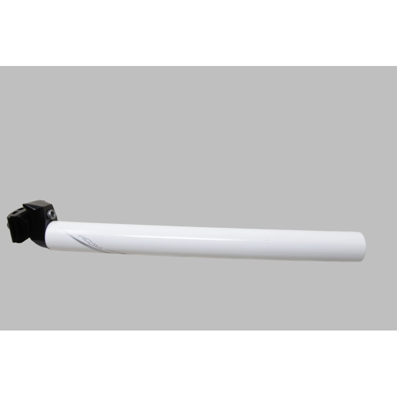 Promax 31.6mm White Seat Post Alloy Bike RC Saddle Pin 350mm Micro Adjust