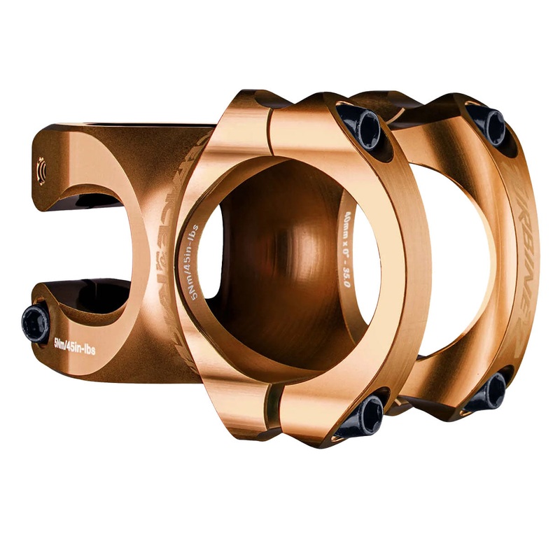 RaceFace Turbine R 35 Stem – 40mm 35mm Clamp +/-0 1 1/8 Gold
