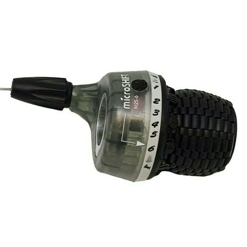 Shimano Compatible 6 Speed Microshift M25-6 Twistgrip Bike Index Gear Changer
