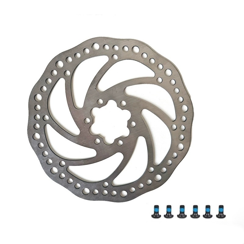 CNC Machined Aluminum Floating Disc Brake Rotor/Pads 160mm, High Heat Dissipation, High Strength