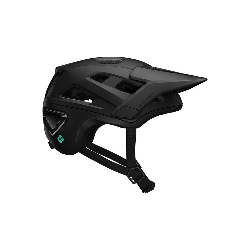 Lazer Jackal KinetiCore Trail Helmet (Full Matte Black) (M)