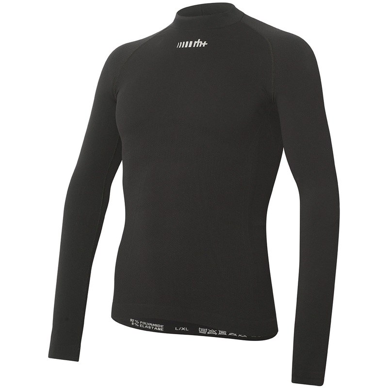 Maglia intima maniche lunghe Rh+ Seamless – Nero