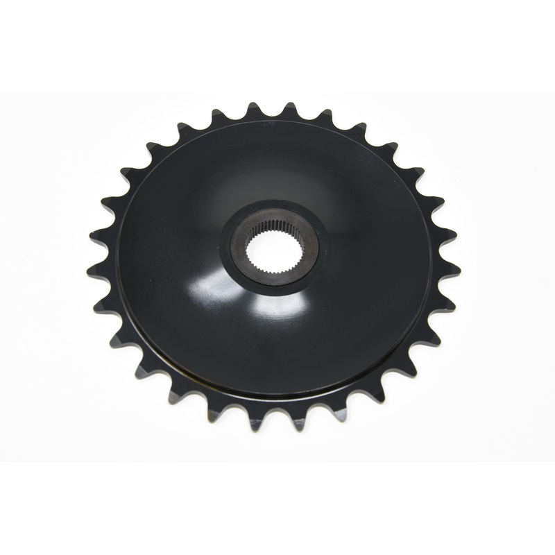 Snafu Jackson 7075 Alloy CNC 28 Teeth Bmx Spline Chain Ring Chainwheel Black
