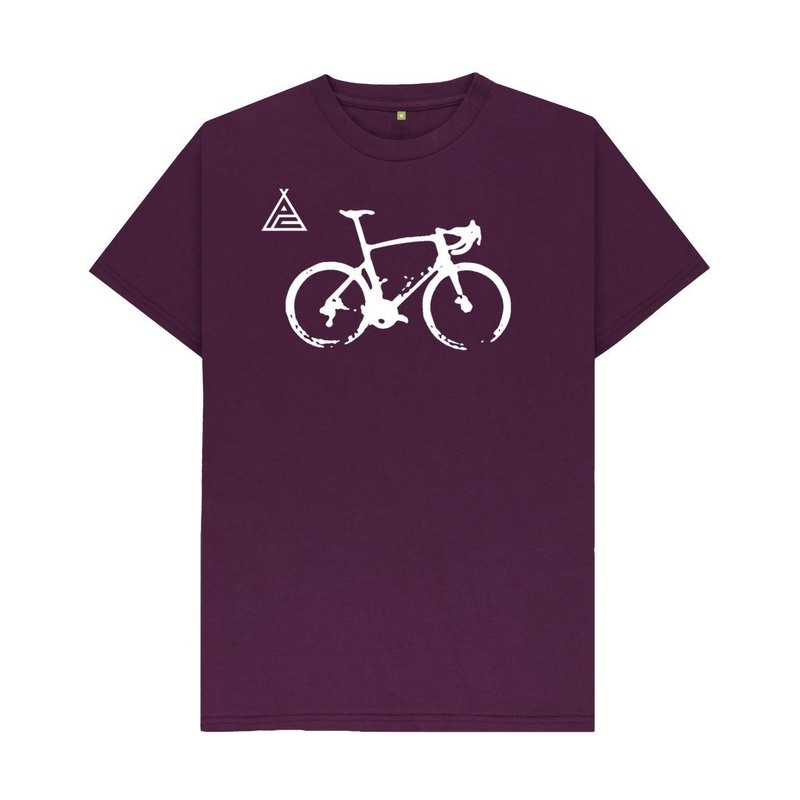 Team Bike T-Shirt|Purple|Red|Navy Blue|XS|S|M|L|XL|XXL