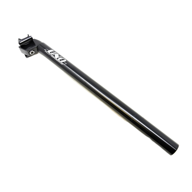 27.0mm Uno Alloy Seat Post Micro Top Seat Stem Easy Saddle Adjustment 400mm Black