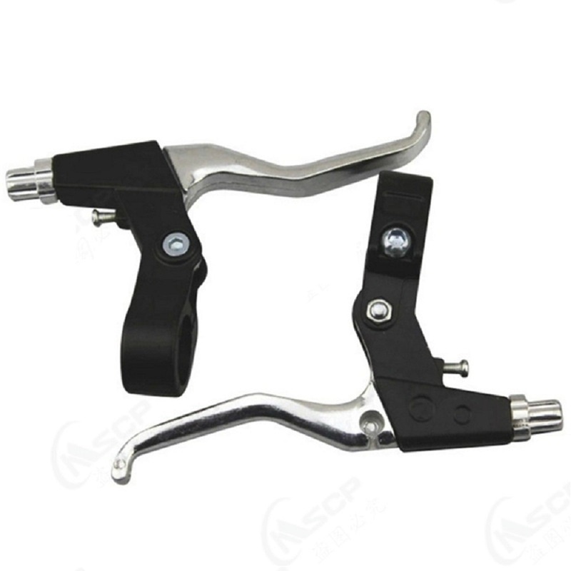 1 Pair Bicycle Brake Lever, V-Brake Handlebar Aluminum Alloy Bike Brake Handle Universal 2.2cm for Most Bicycle Bl18140
