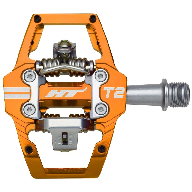 Pedali HT Enduro T2 – Arancio|Taglia Unica|Arancione