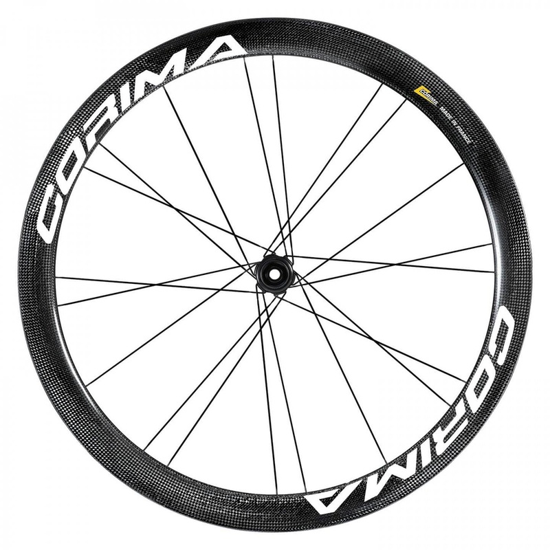CORIMA 47 WS DX Carbon Disc Brake Wheel (Black/White)
