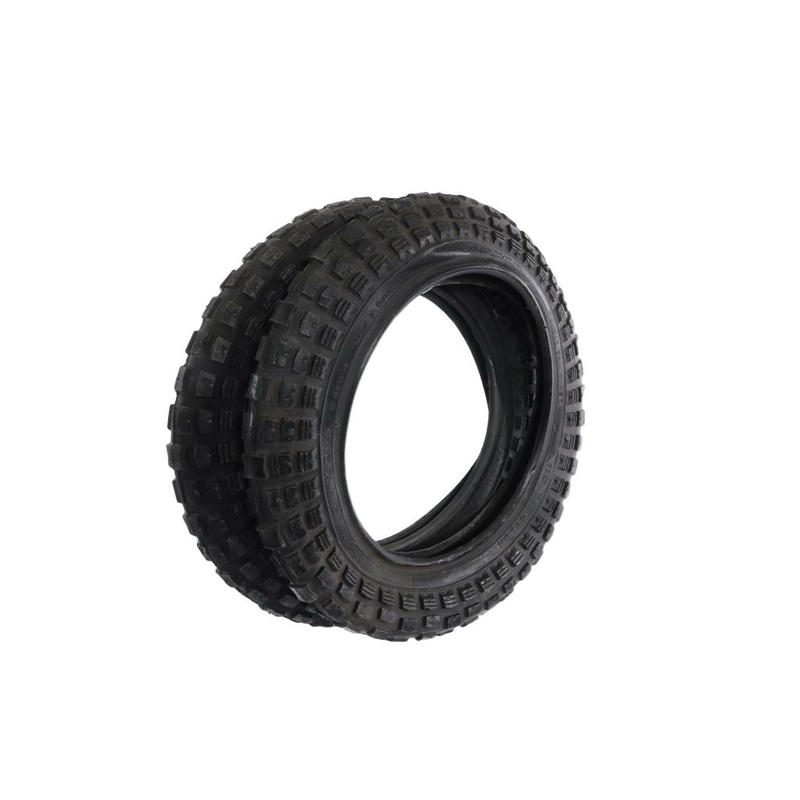 PAIR OF CHUNKY TREAD 12 1/2 x 2 1/4 KIDS BIKES OR SCOOTER BLACK TYRES