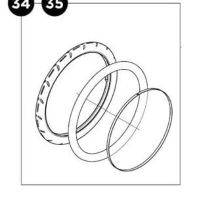 Thule Tyre and tube assembly 20 inch, 17-X
