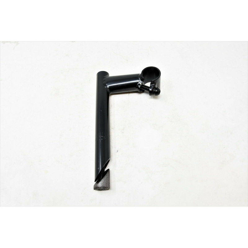 180mm LONG BIKE HANDLEBAR QUILL STEM 22.2mm (1) SHORT 80mm REACH BLACK 0 RISE