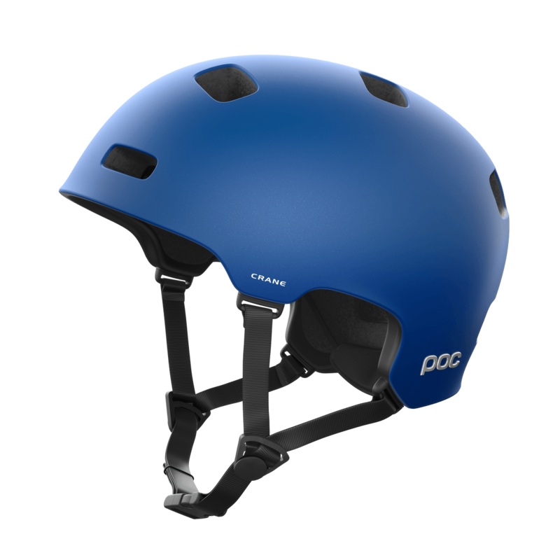 POC Crane MIPS Road Cycling Helmet (Opal Blue Translucent BSM)