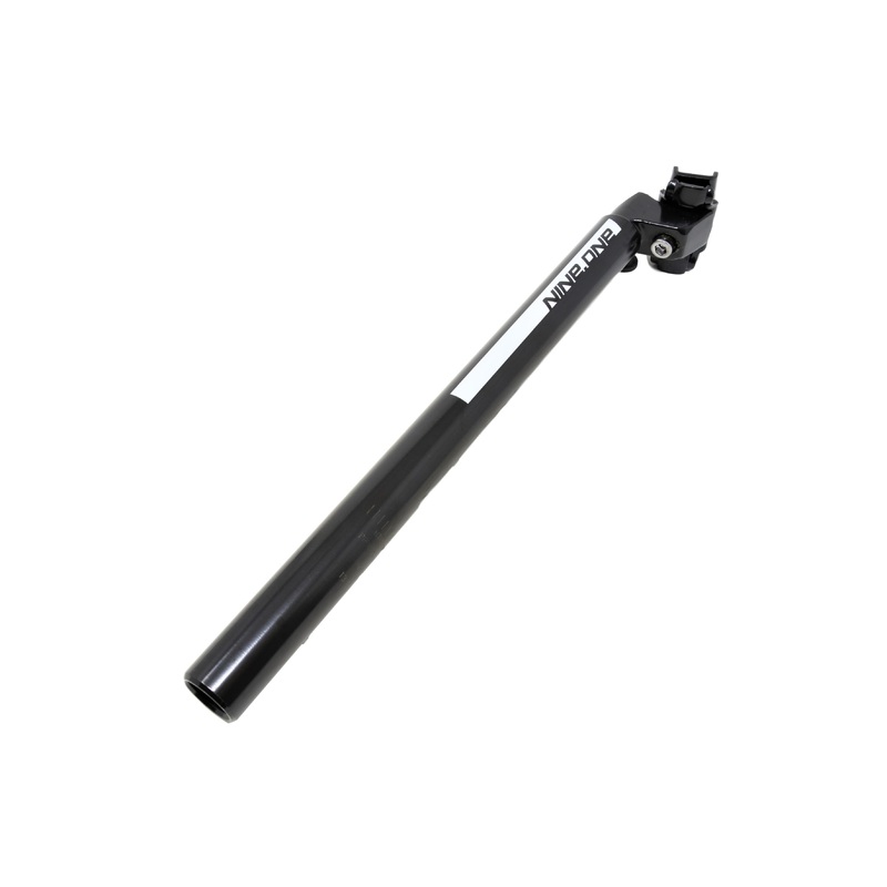 Promax Nine.One 27.2mm MTB Bike Seatpost Pin 350mm Long Micro Adjust Alloy Black