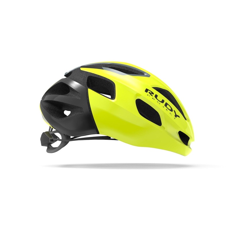 Rudy Project Strym Road Cycling Helmet (Yello Fluo-Shiny)