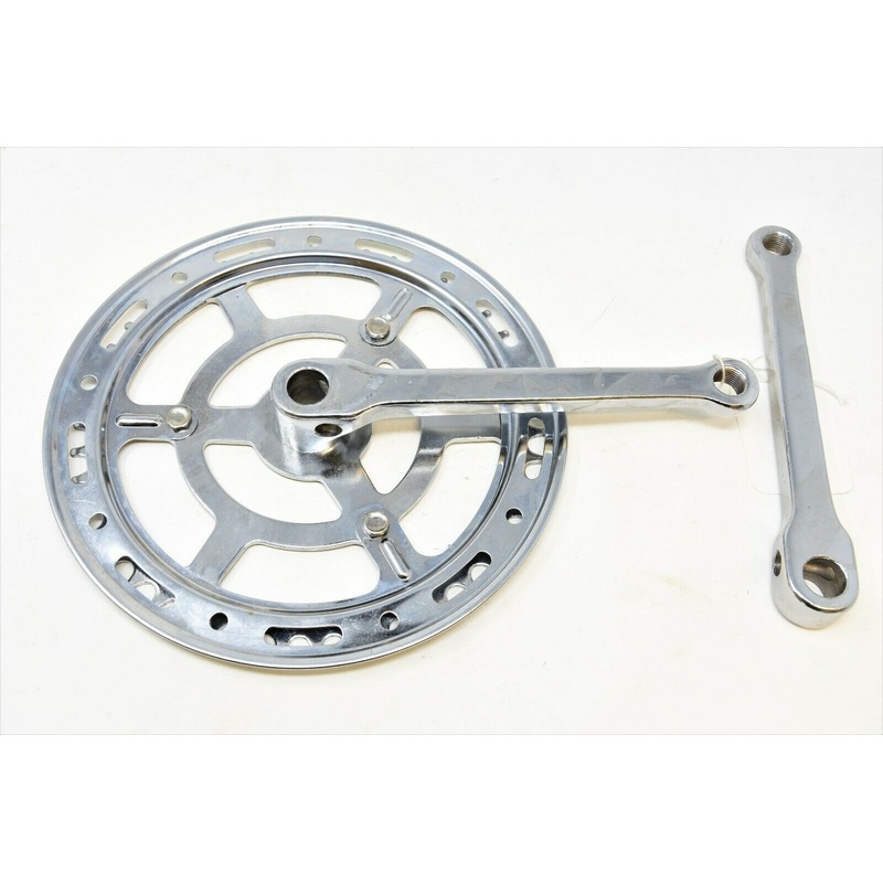 Vintage 60’s 70’s Racing Sport Bike Single Cottered Chainwheel Set 46T 165mm