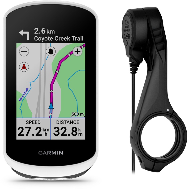 Garmin Edge Explore 2 Power Mount Bundle – Bianco nero