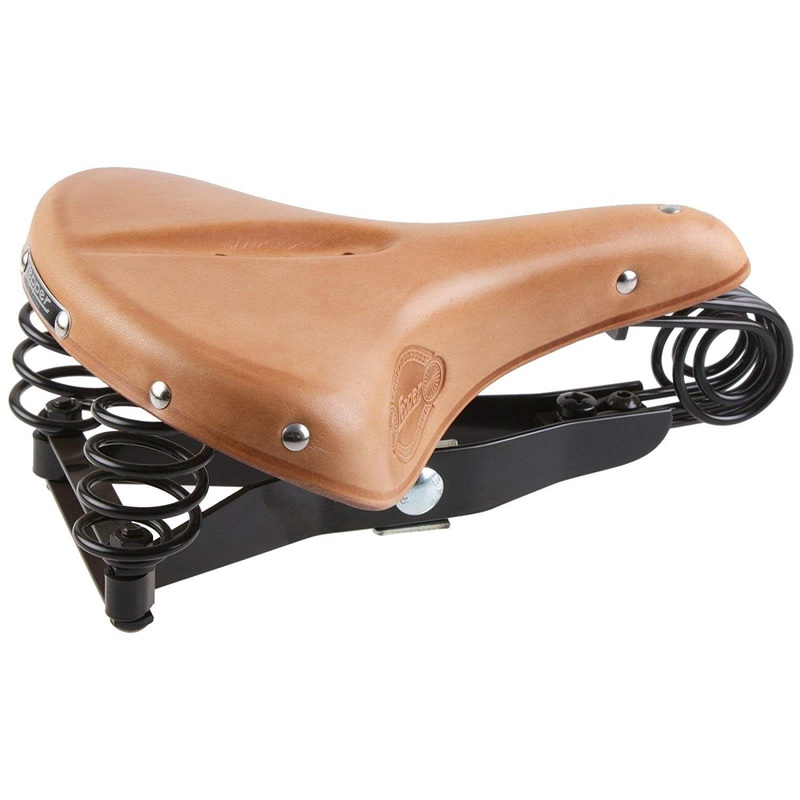 Natural Lepper Drieveer 90 Bicycle Core Leather Saddle Best Vintage Leather Bike Seat