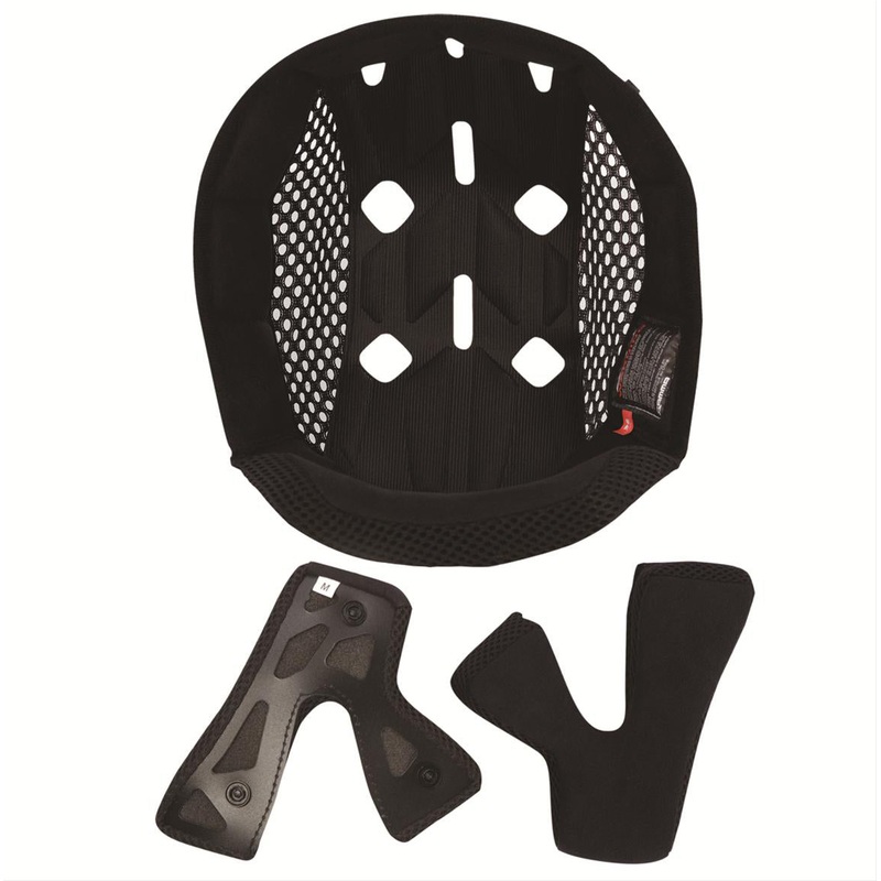 One Industries Black Gamma Helmet Liner Set – XS