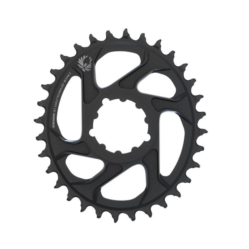 SRAM X-Sync 2 Eagle 1x Oval 12 Speed Chainring (Black)