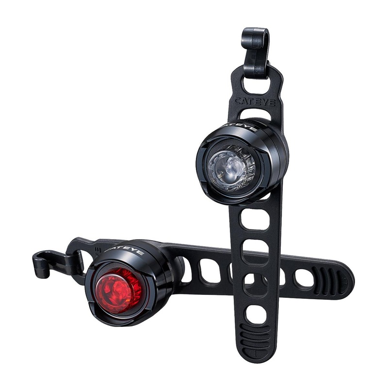 Cateye Orb Rechargeable Front & Rear Light Set