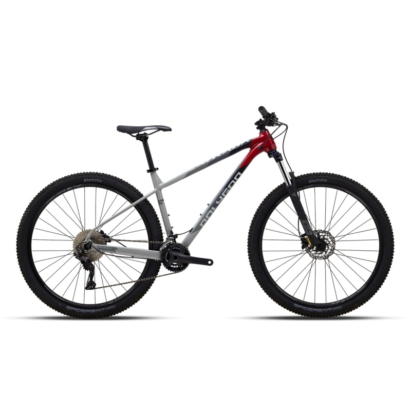 Polygon Xtrada 5 Hardtail MTB|Red/Grey|S – 27.5|M – 27.5|L – 27.5|M – 29|L – 29|XL – 29