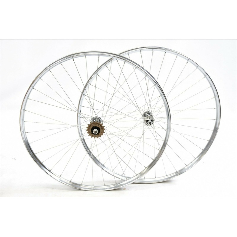 26 x 1  (584) Wheels For Vintage Roadster Antique Bike Westwood Rod Brake Steel Chrome Rims