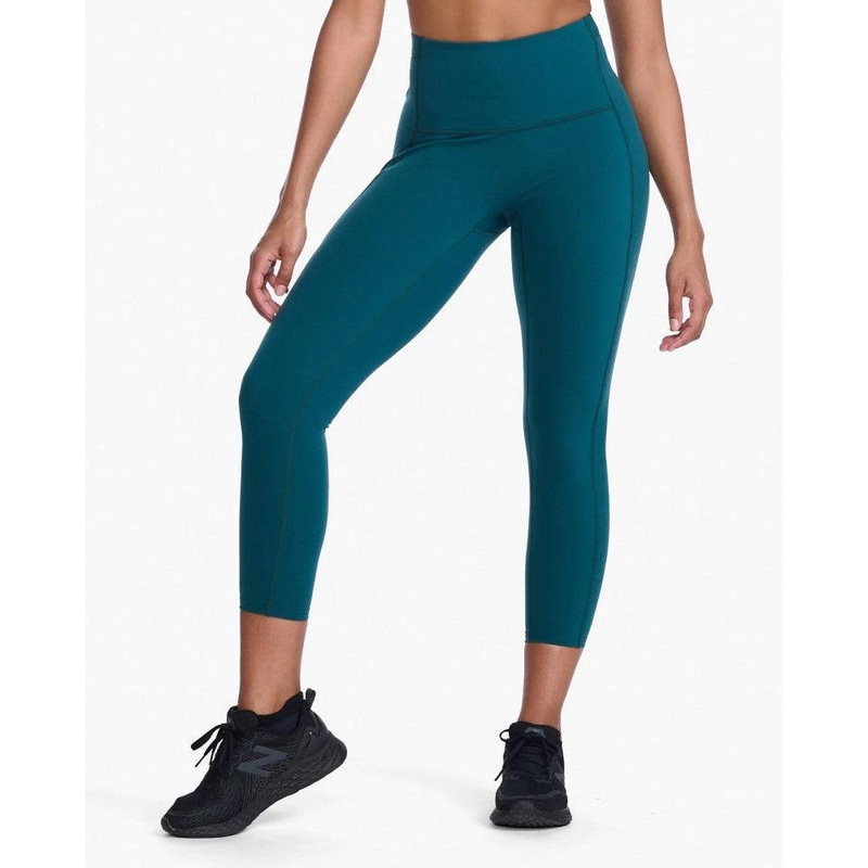 2XU WA6908B Form Stash Hi-Rise Compression 7/8 Women’s Tights (Deep Jade)