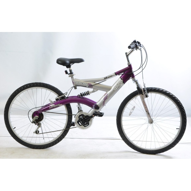 26 WHEEL DUAL SUSPENSION MOUNTAIN BIKE 18 SPEED SHIMANO 18 FRAME EX DEMO