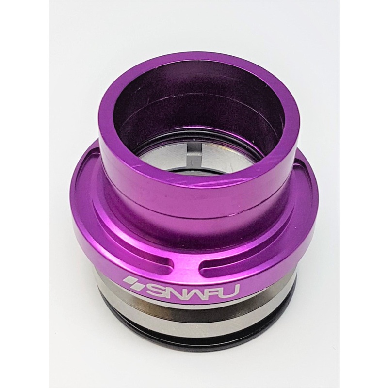 Snafu Fontanel Integrated Headset 1 1-8 Steerer Precision Sealed Bearings Purple