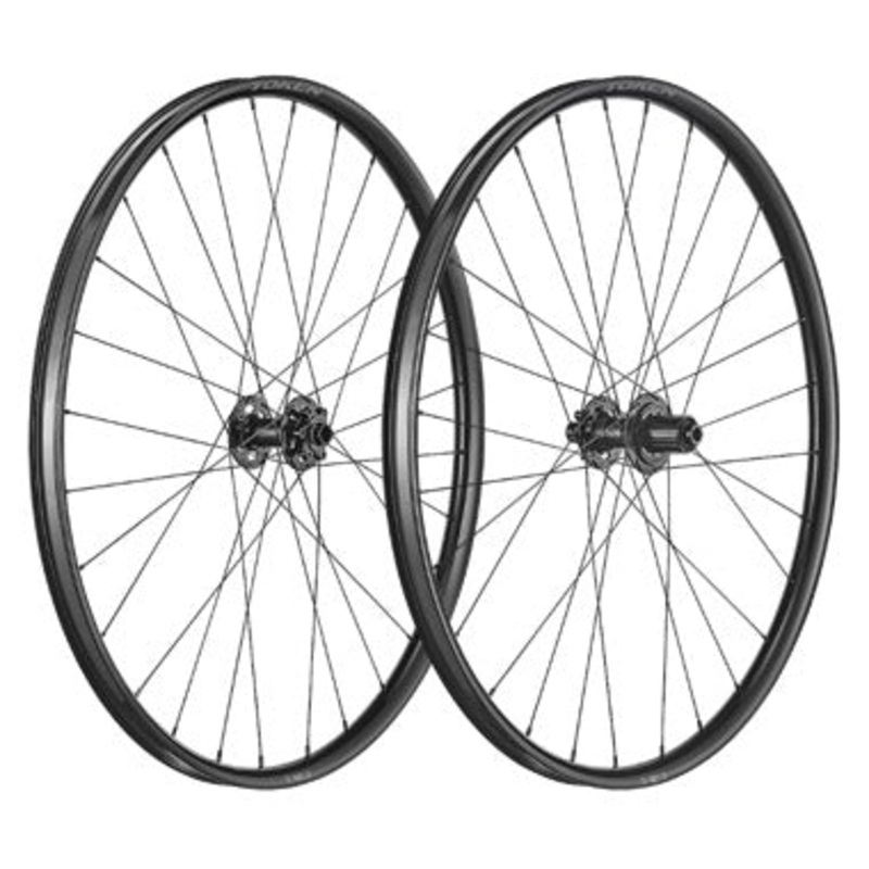 Token Prime Alloy Tubeless Ready Disc Brake Wheels – Shimano/SRAM (Black)