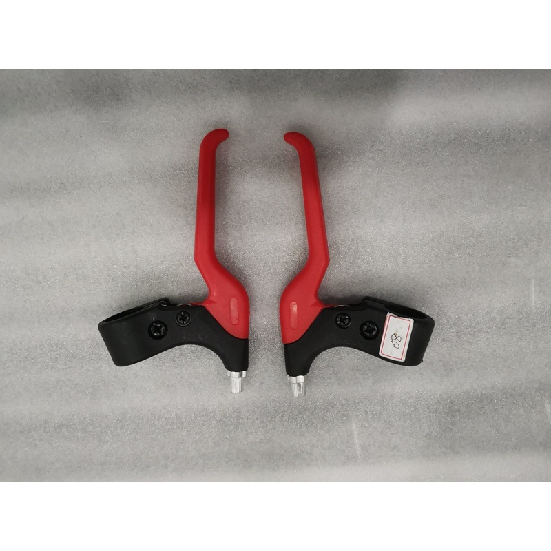 1pair Plastic Brake Lever for Children’s Bicycle Parts Red and Black
